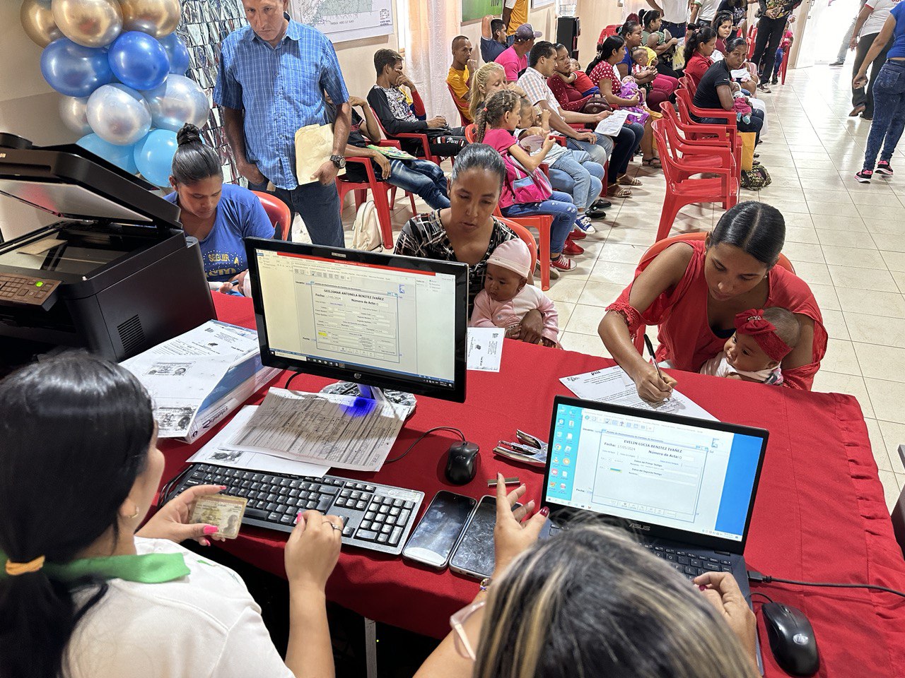 Más de 500 documentos emitió el Registro Civil en Pozo Verde