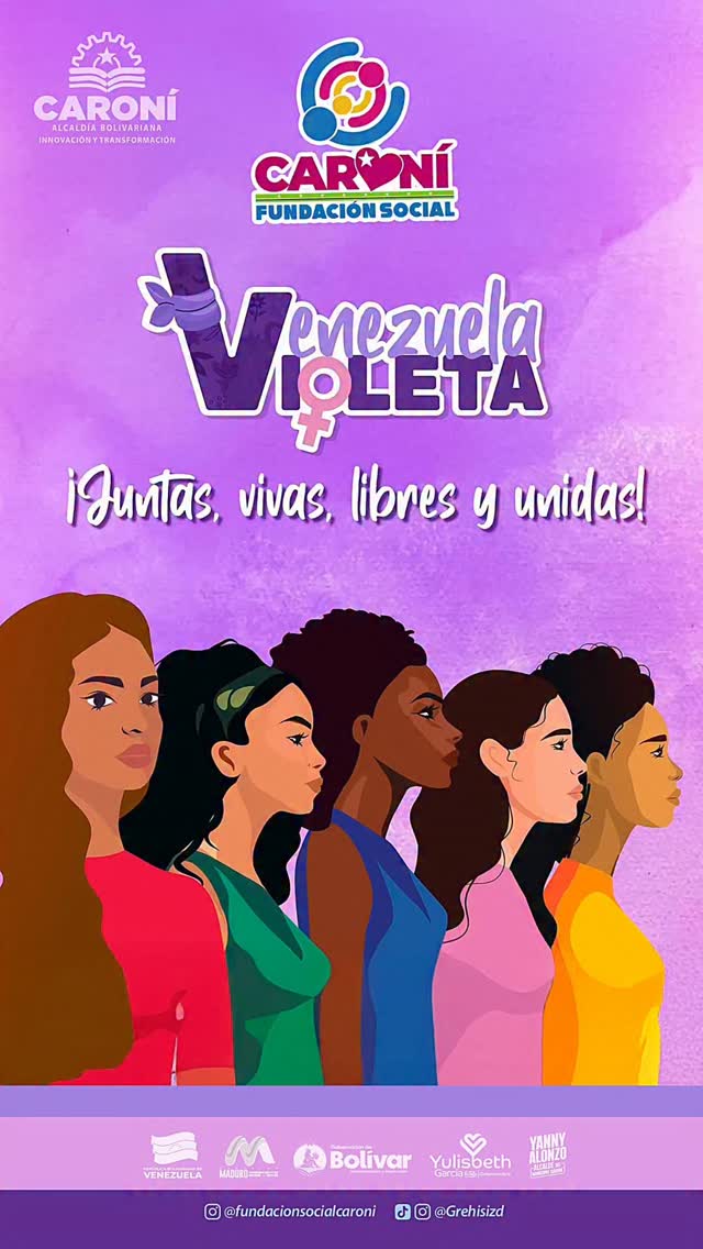 El Mes Violeta en Venezuela nos recuerda que la lucha contra la violencia de género es un pacto de ...