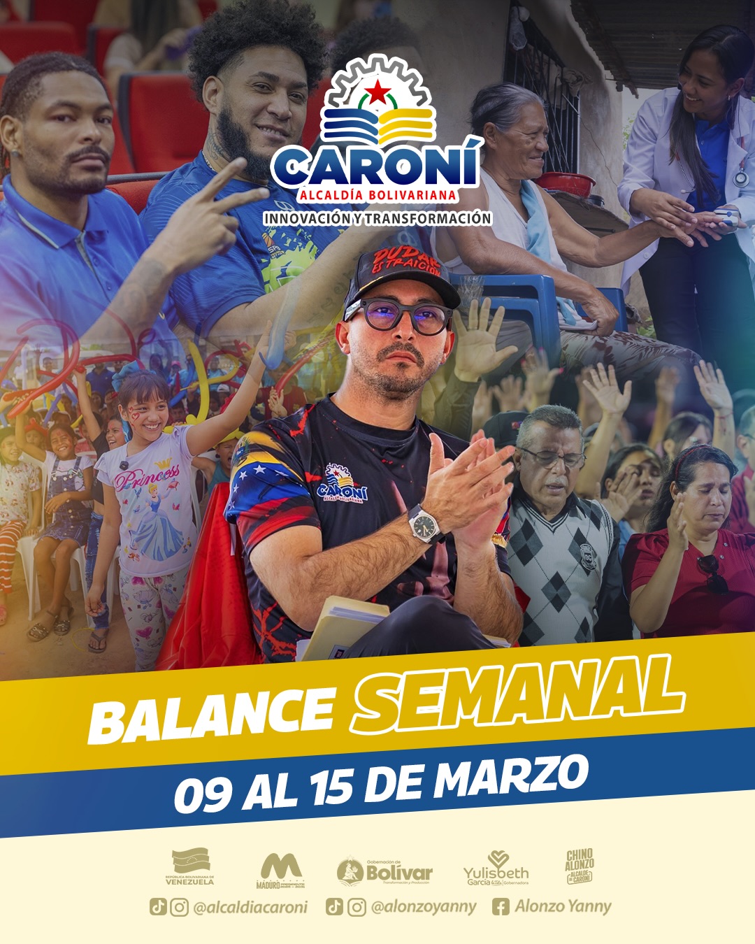 Semana de trabajo, unidad y compromiso para lograr el mayor bienestar para nuestro pueblo. Junto al ...