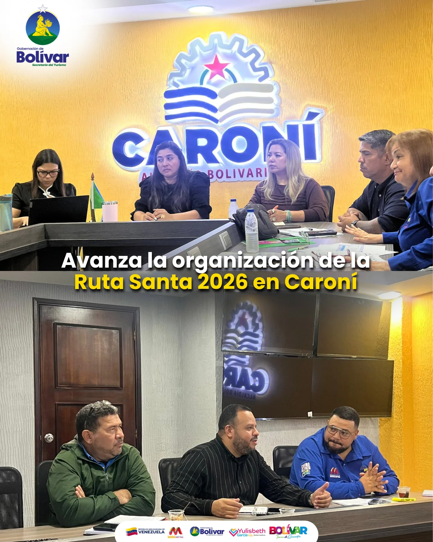 ✨🌿 La Gobernación del estado Bolívar, a través de la Secretaría del Turismo, avanza en la p...