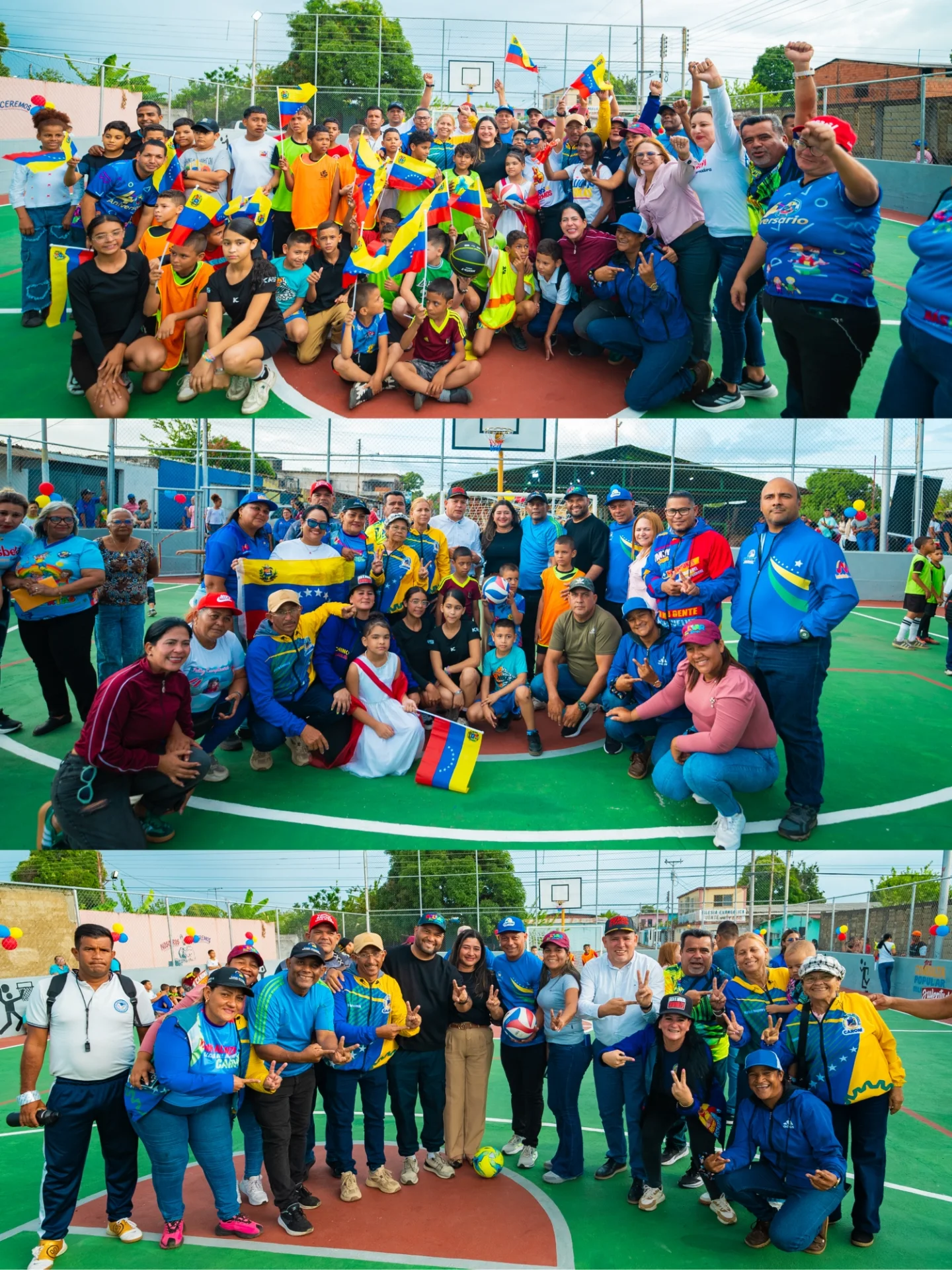 Celebramos un logro más de nuestros chamos en Vista al Sol: la recuperación de su cancha. El Poder...