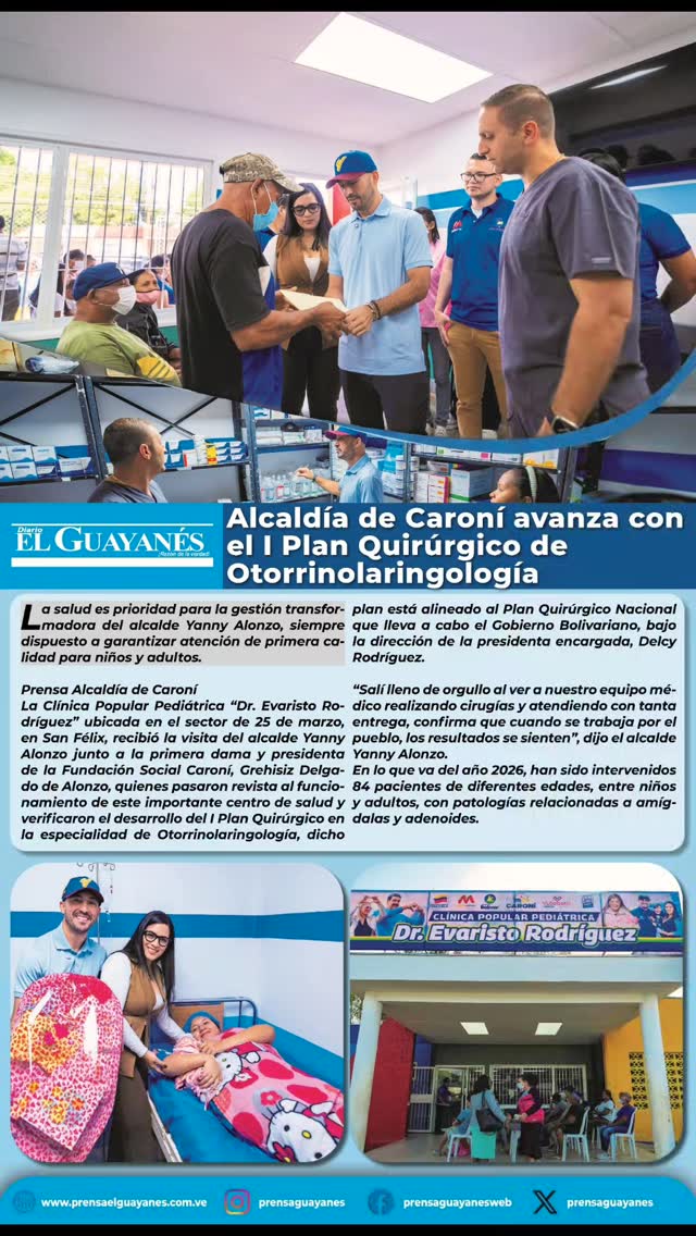 La salud es prioridad para la gestión transformadora del alcalde Yanny Alonzo, siempre dispuesto a ...