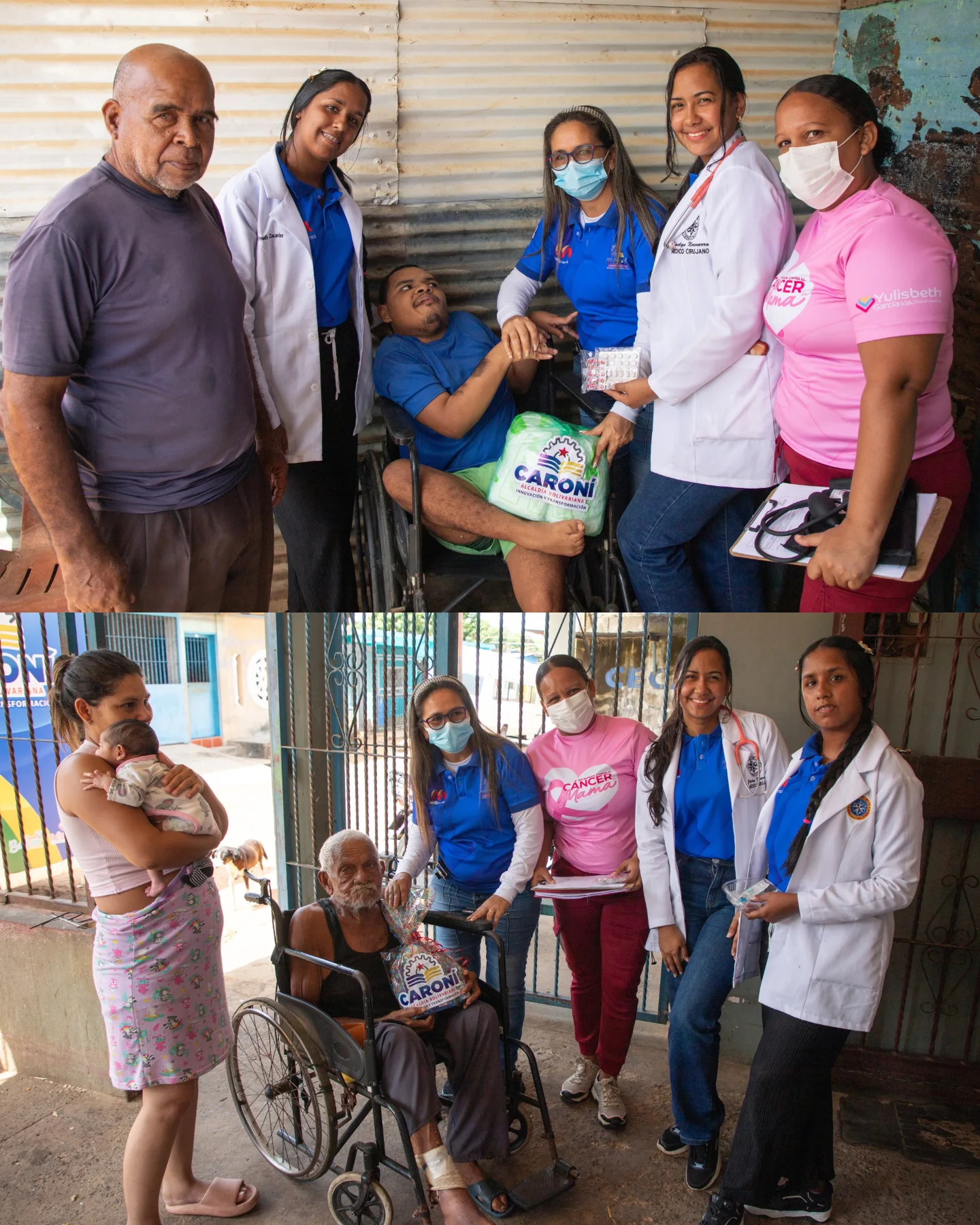 No hay mayor satisfacción que tocar la puerta de un hogar y llevar alivio. Hoy visitamos a dos de n...