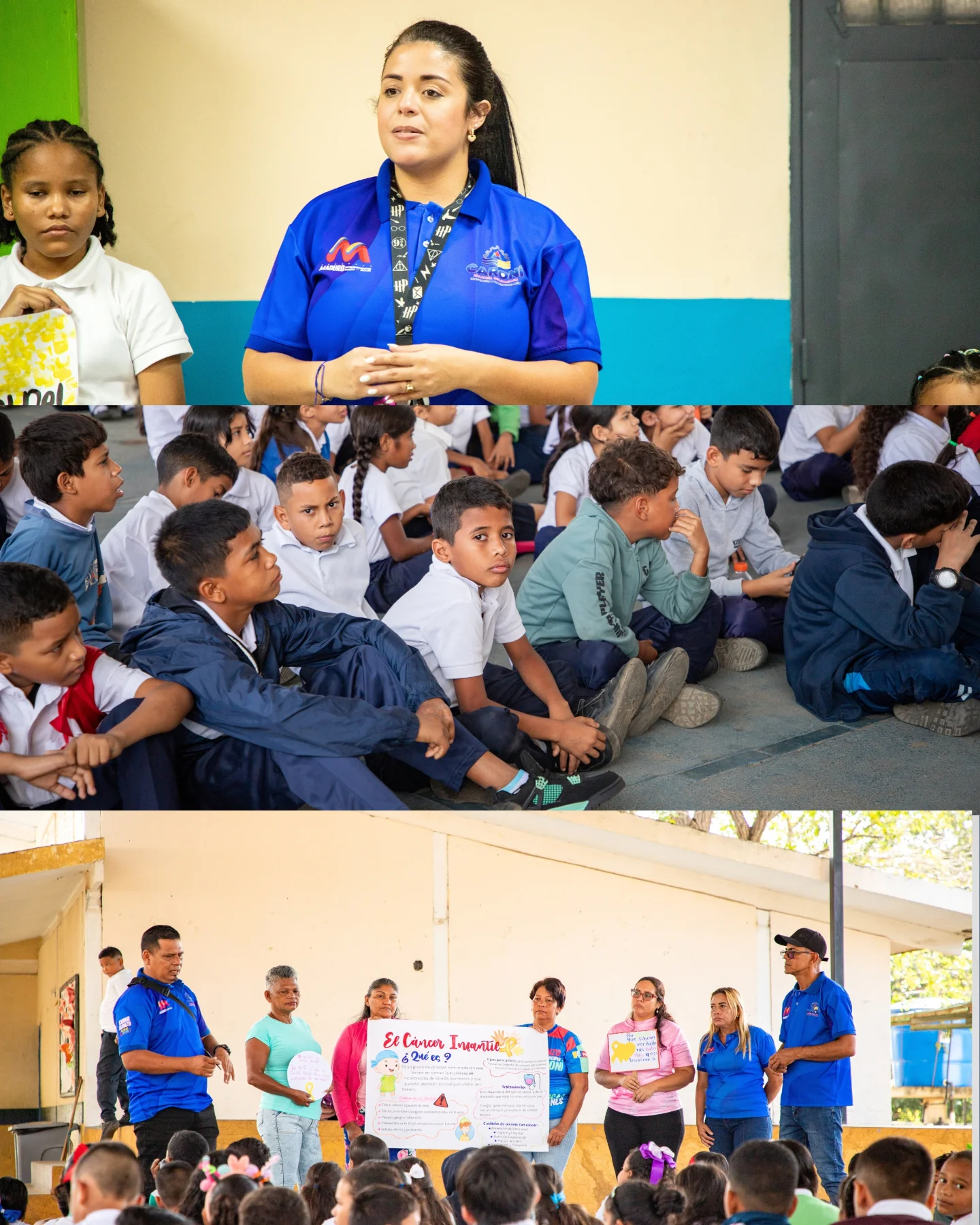 Visitamos los colegios de nuestro municipio para conversar sobre el La Lucha contra el Cáncer Infan...