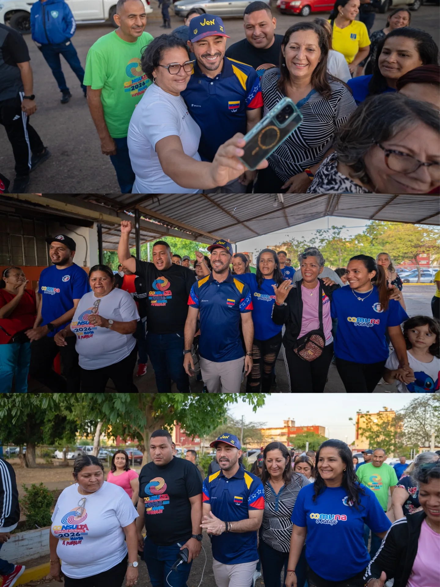 ¡Así estuvo el remate!
No paramos de recorrer nuestros centros electorales; primero pasamos por Un...