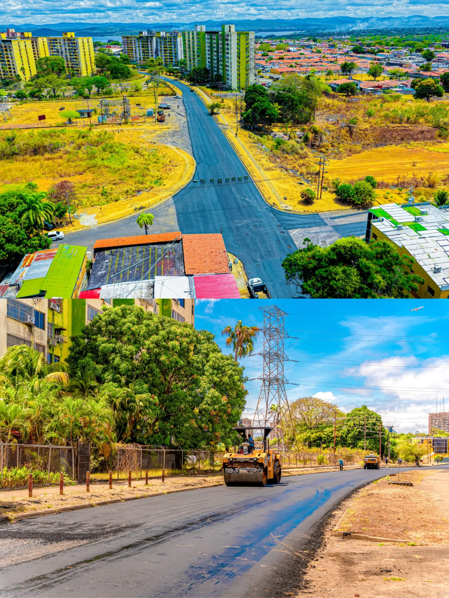 ¡Vías renovadas para Caroní! 

​Estamos transformando  la vialidad que une la Bariloche con la ...