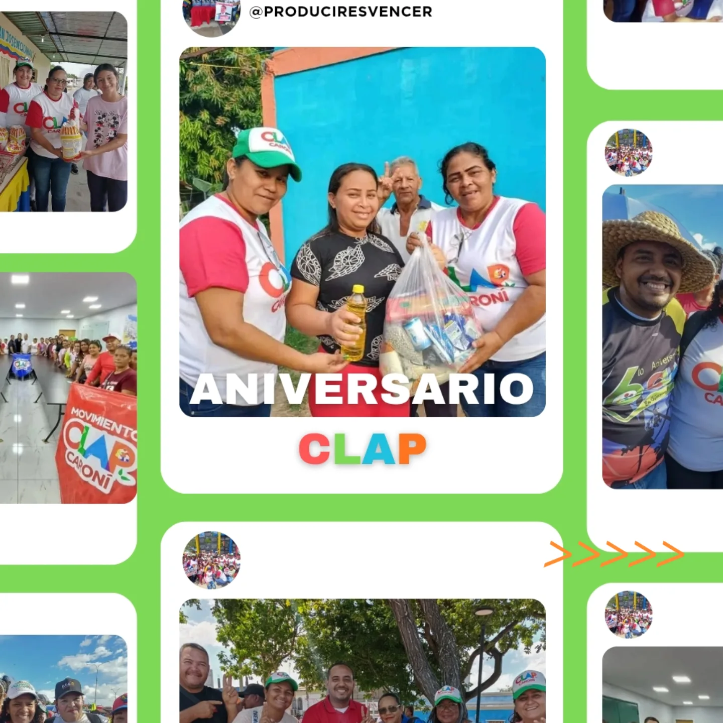 ¡Compromiso y Transformación!

​¡Hoy celebramos con orgullo el aniversario de los CLAP, el mila...
