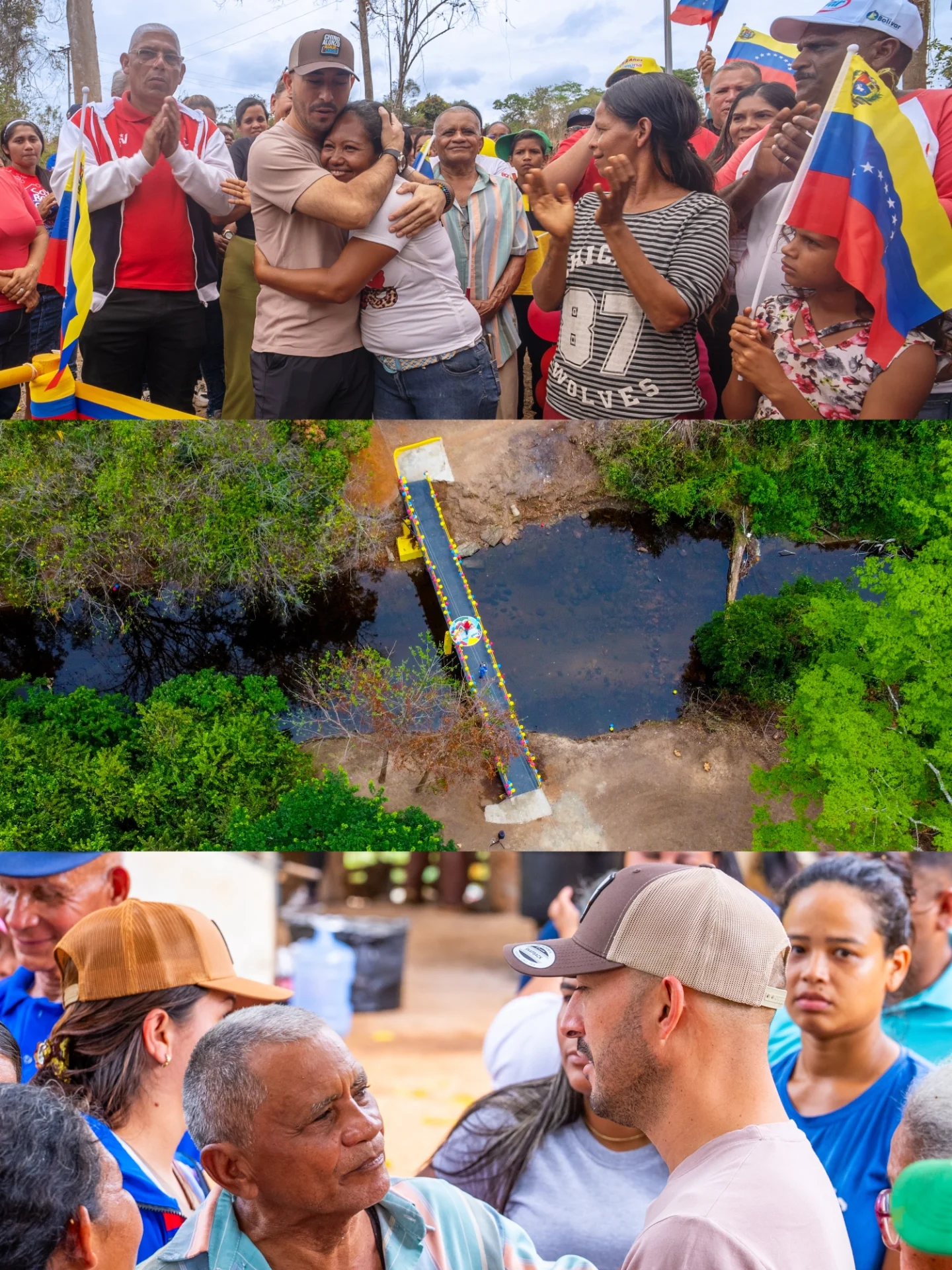 La revolución solo tiene sentido si le cambia la vida a la gente y hoy el puente de La Montañita e...