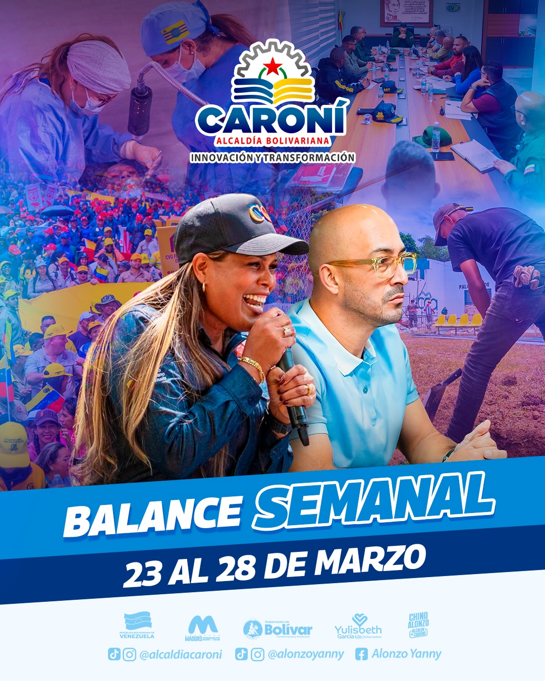 Seguimos trabajando junto al pueblo por la transformación de Caroní, en articulación con el presi...