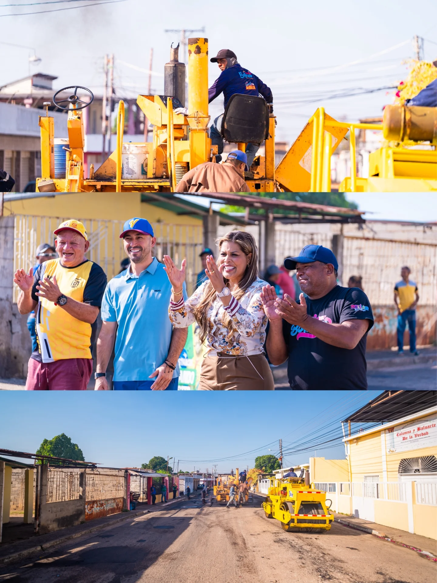 Desplegamos el plan de asfaltado en el sector Vista Alegre para recuperar la transitabilidad de la c...