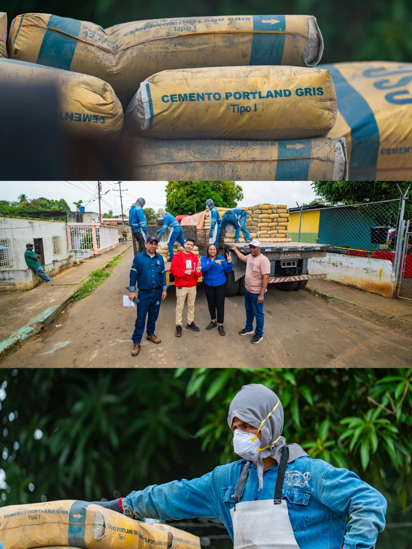 Nos movilizamos a la Parroquia 11 de Abril, donde realizamos una exitosa jornada de venta de cemento...