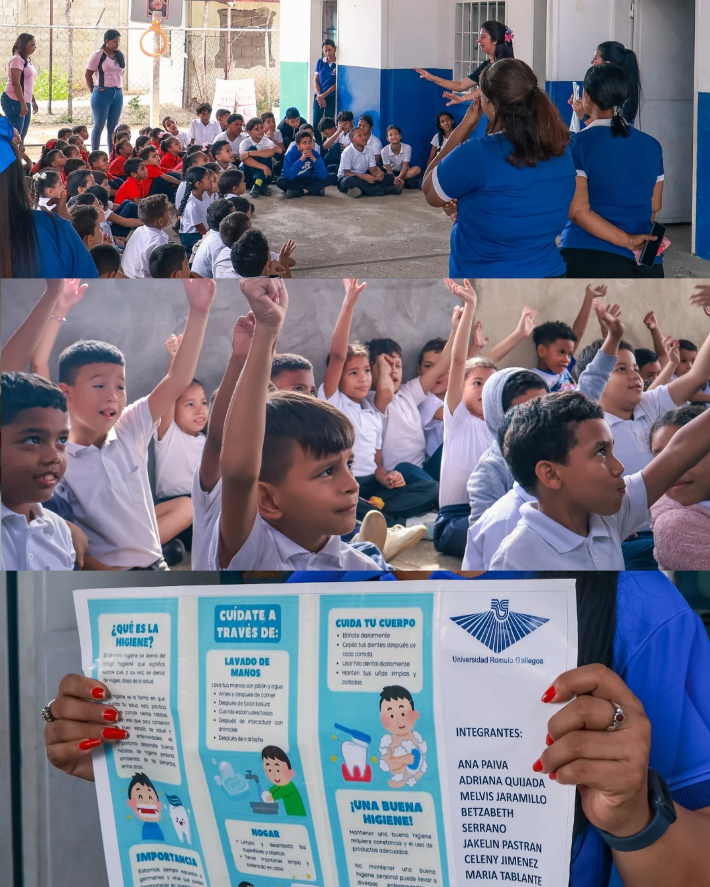 ​Hoy nuestro equipo de Salud va a la Escuela se trasladó a las instituciones educativas para comp...
