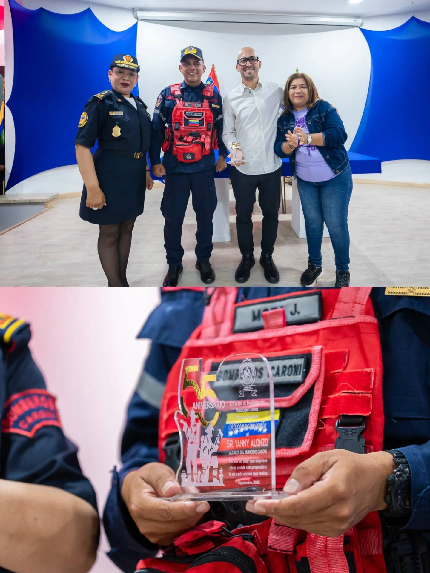 Llevaré este reconocimiento con el mayor de los orgullos, no en la pared, sino en el pecho. Que nue...