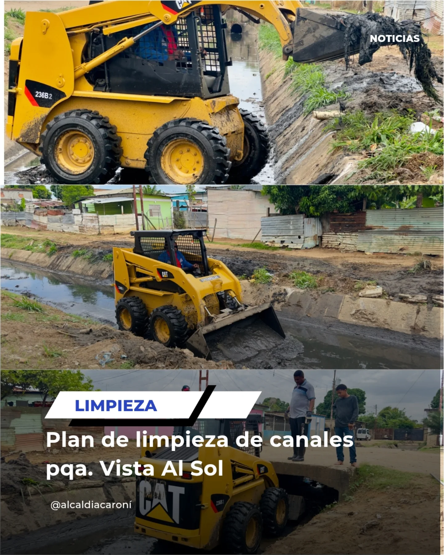 ​La limpieza y el mantenimiento no se detienen. Hoy nuestro plan de destape de canales y drenajes ...