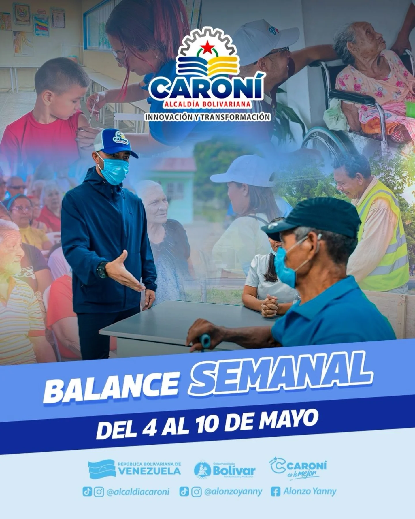 Caroní es lo mejor y esta semana lo demostramos con más trabajo y esfuerzo en las calles, con un e...