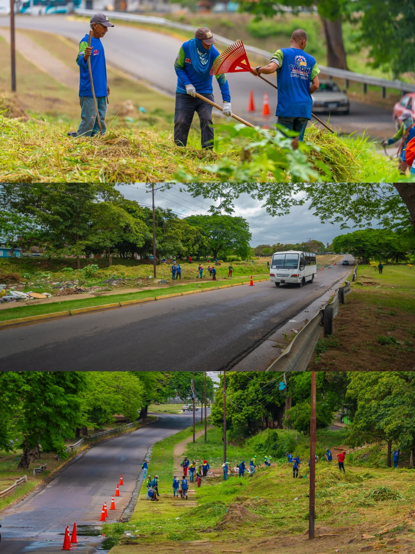 ¡Atención Caroní! Estamos llevando a cabo la limpieza de canales en la Avenida Caracas, cerca de ...