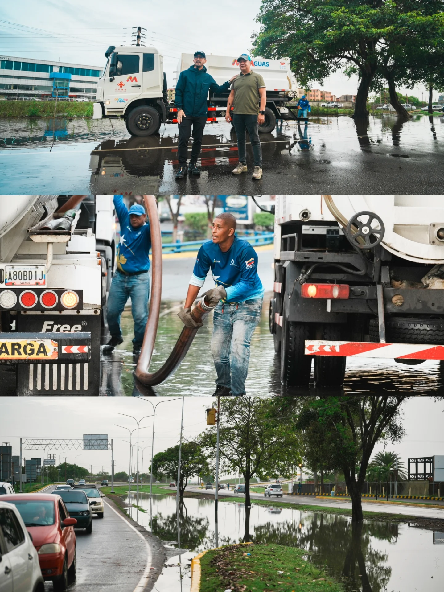 ​¡Mi gente, estamos en la calle!  Desplegados en todo el municipio inspeccionando, canalizando y ...