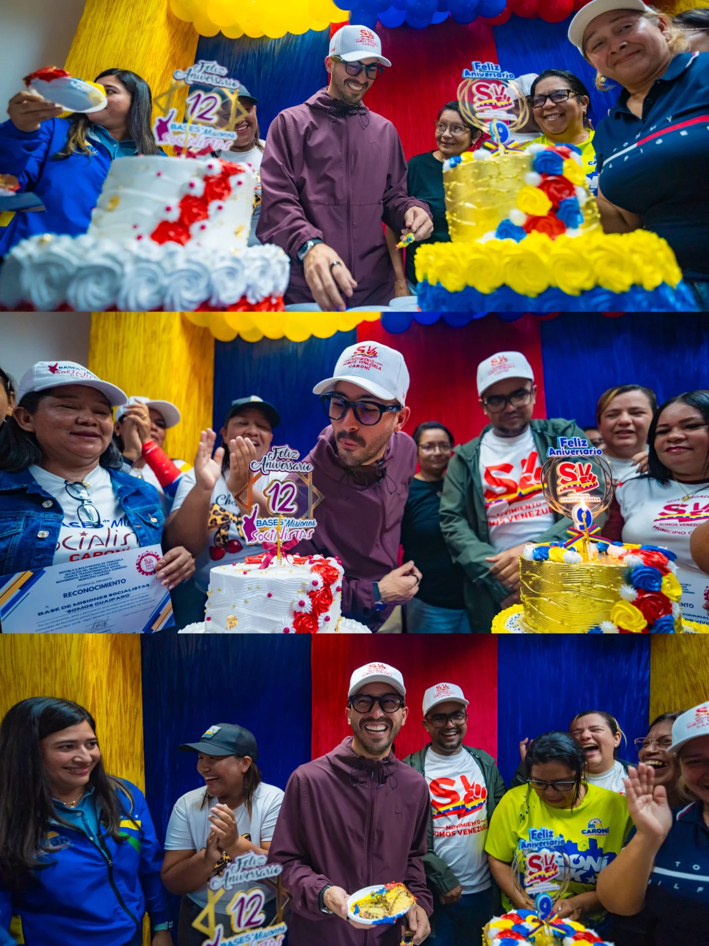 Nos fuimos a la parroquia Dalla Costa a celebrar el 9no aniversario de Somos Venezuela y los 12 año...