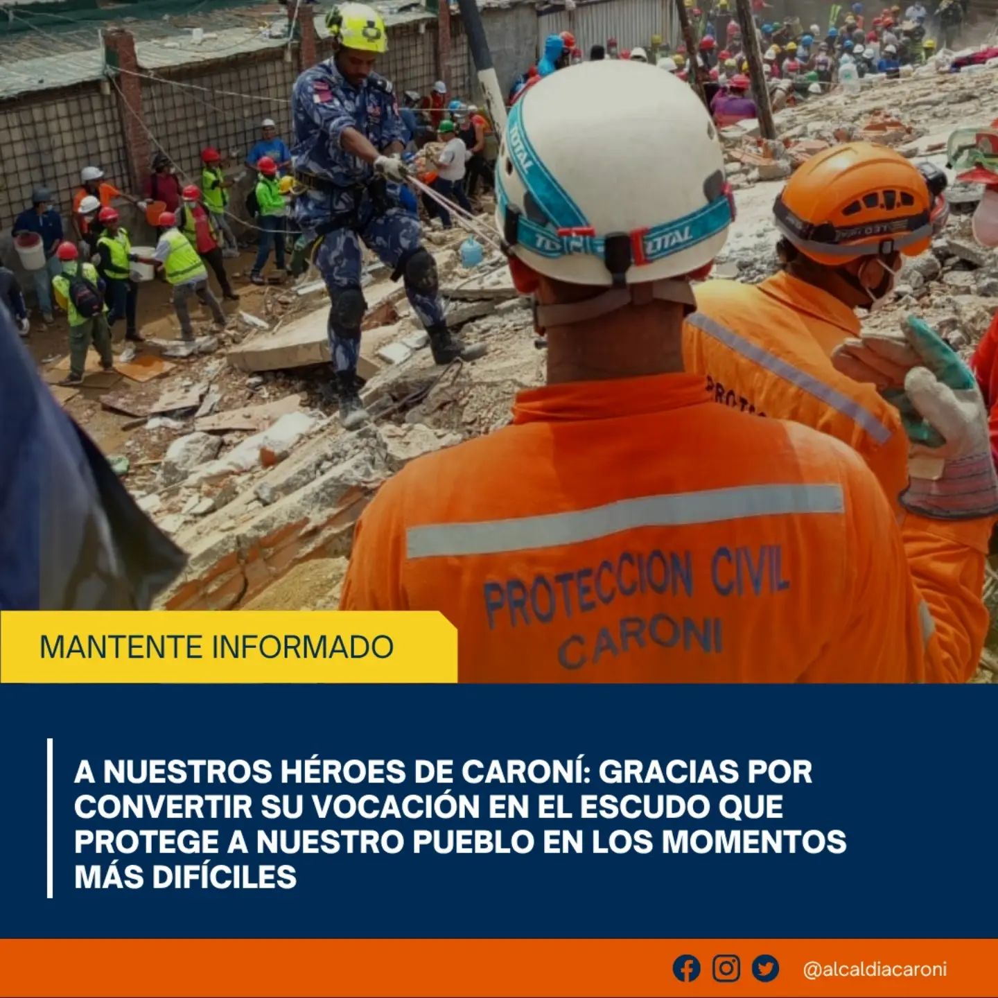 ​Más que nunca, en Venezuela late un solo corazón 

​La distancia no existe para nosotros. Mie...