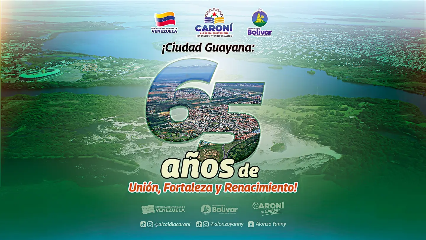 Es el aniversario de Ciudad Guayana, nos detenemos a reflexionar: 

•Somos la primera ciudad plani...
