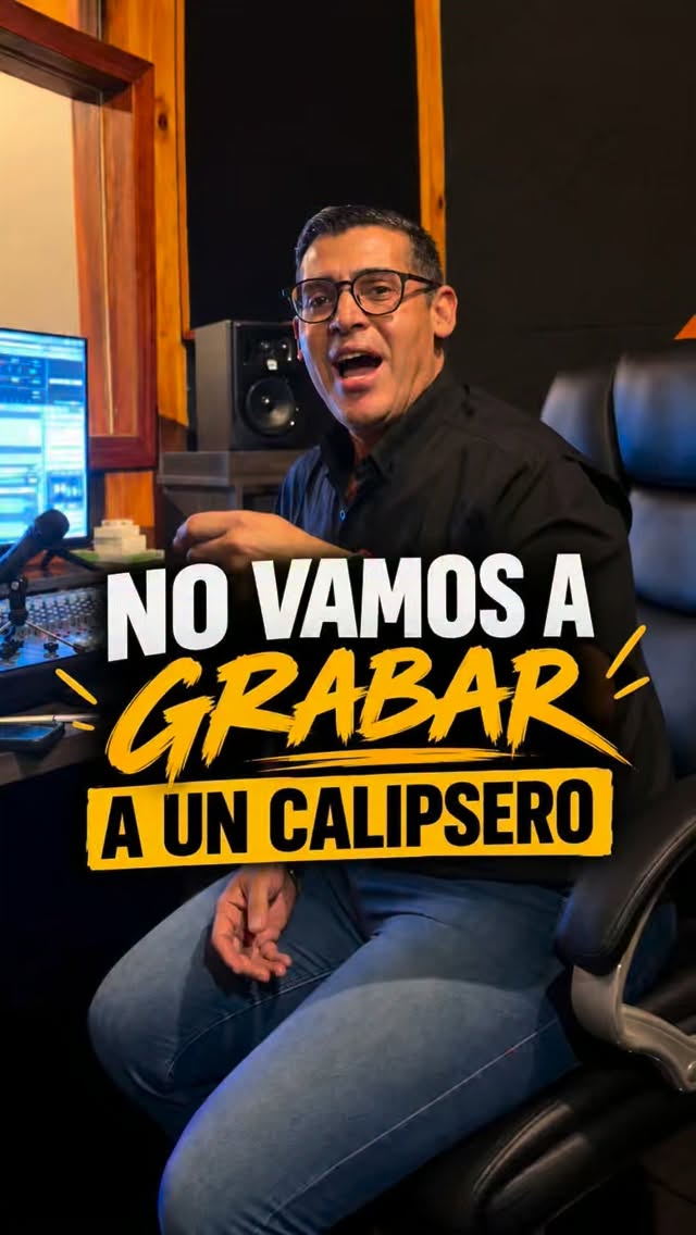 No vamos a grabar a un solo calipsero….