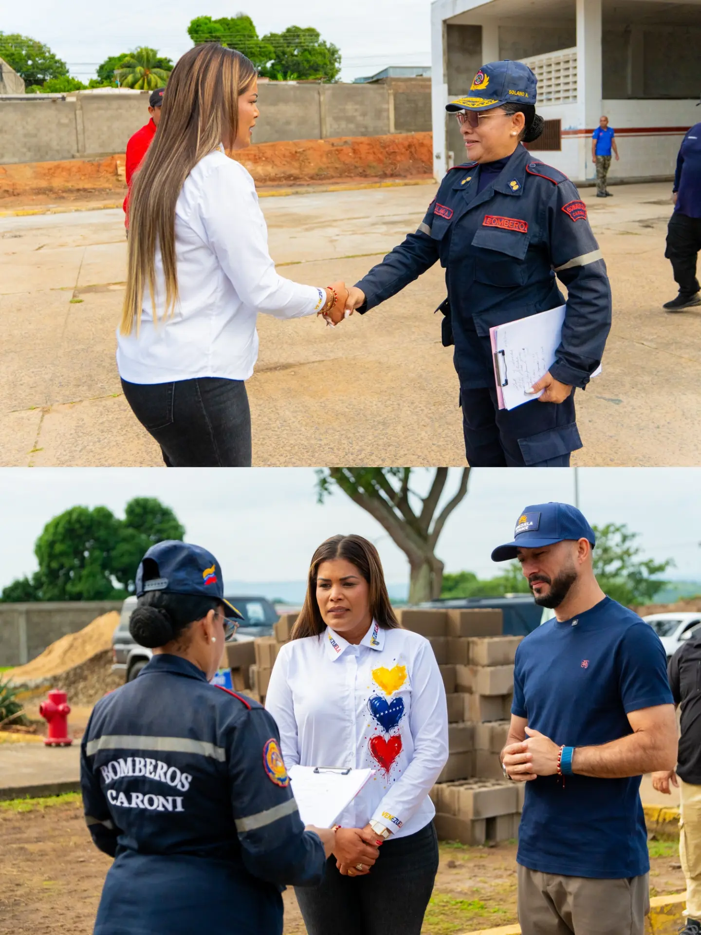 Inspeccionamos rehabilitación de la Estación de Bomberos Sargento I (B/F) Vidal Guárez en Caroní...
