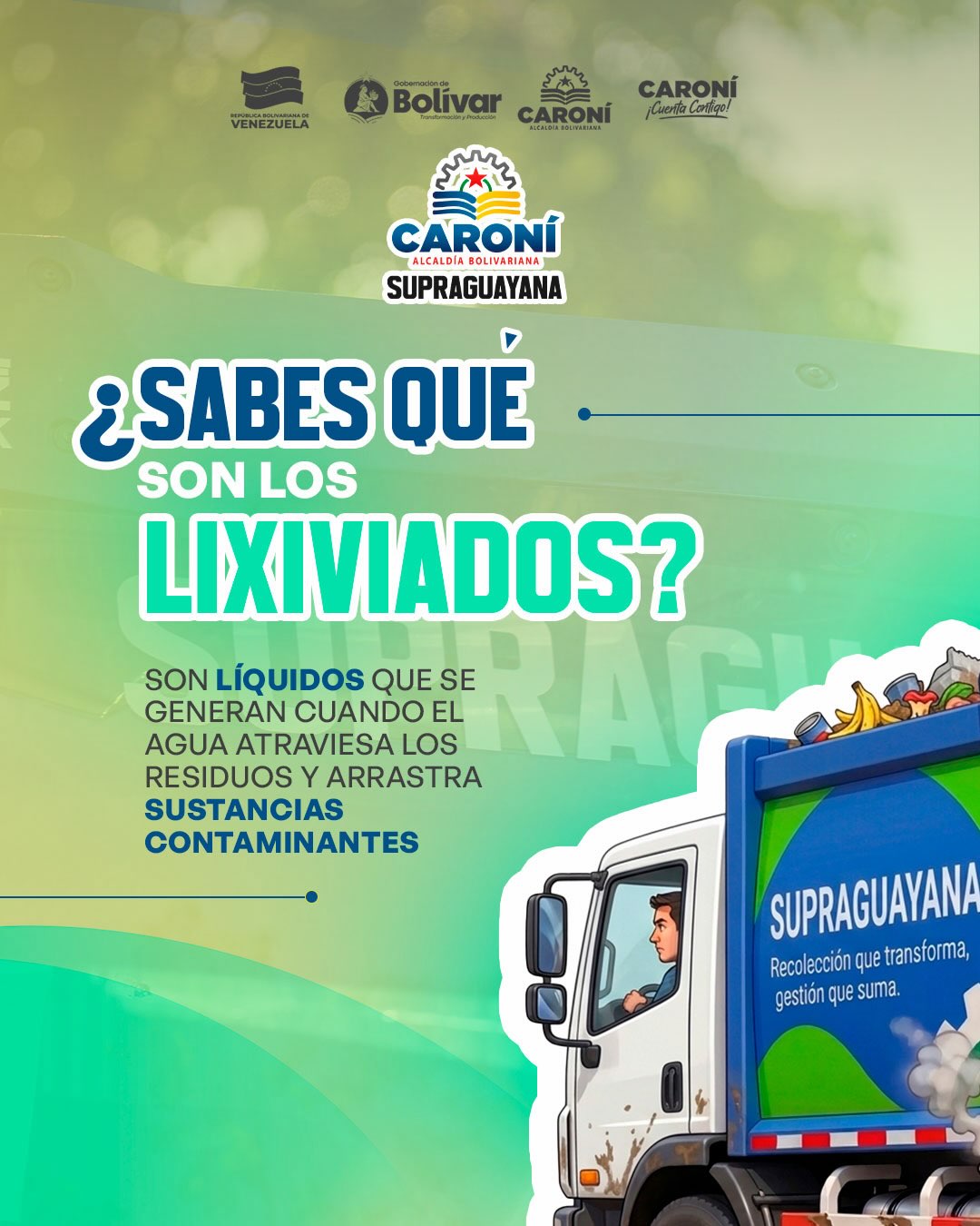 🚨¿SABES QUE SON LOS LIXIVIADOS? Desliza para evitar que nuestro servicio se vea afectado 

 Cuid...